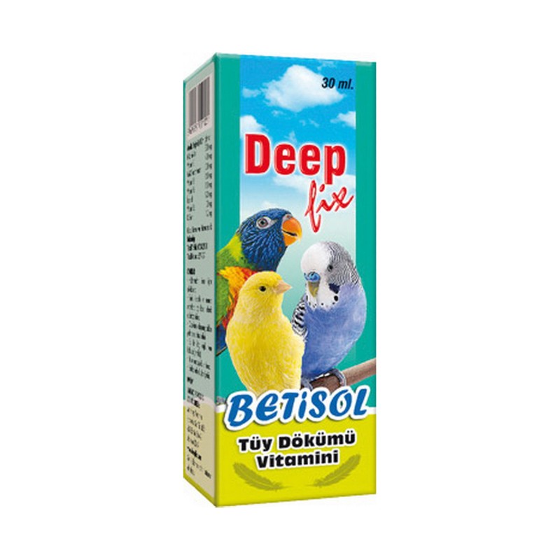 Deep Fix Betisol Kafes Kuşlari İçin B Vitamini Takviyesi 30 Ml Doğan