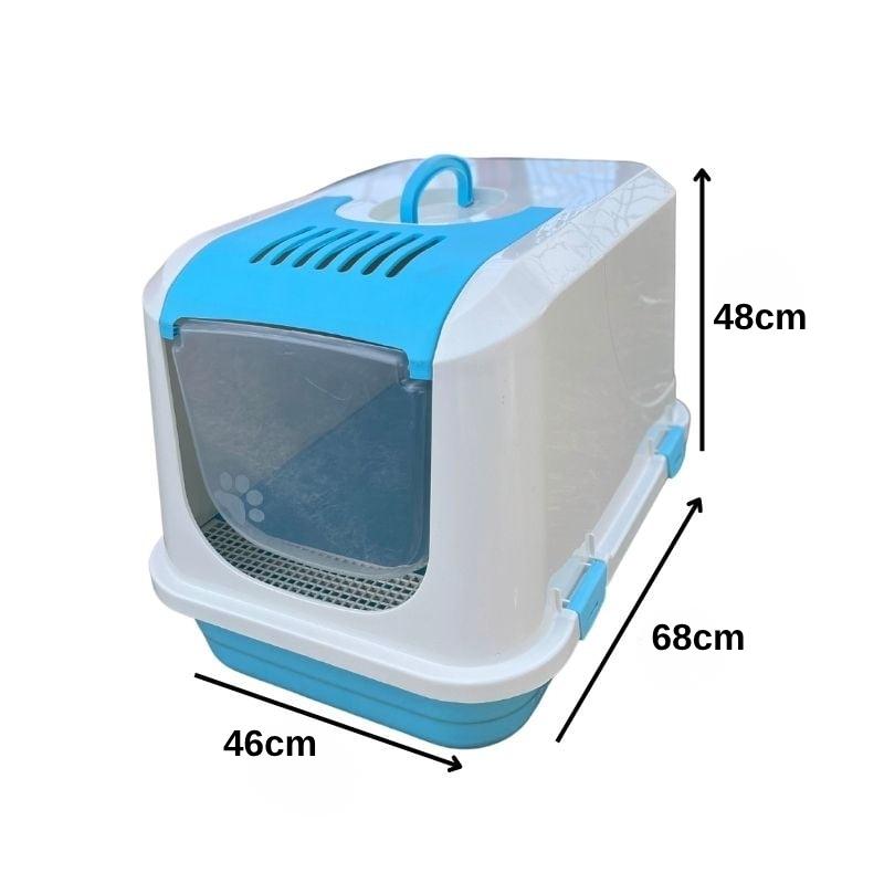 Çınar Büyük Boy Kapalı Kedi Tuvaleti XXL Boy 48x68x46 cm