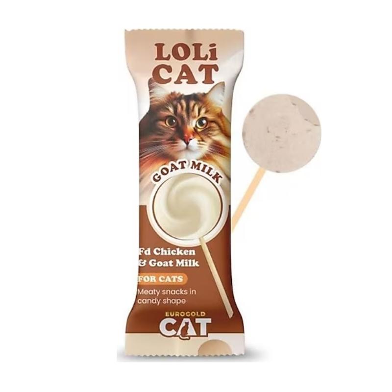 Eurogold Cat Lolicat Keçi Sütlü Kedi Lolipop 1,5gr