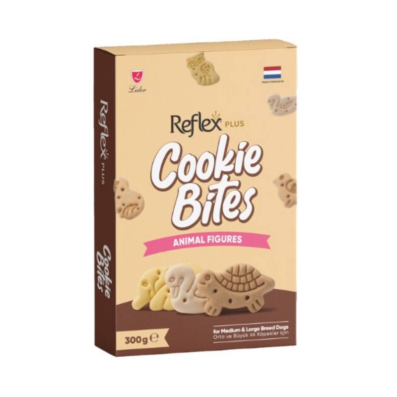 Reflex Plus Cookie Bites Animal Figures Orta ve Büyük Irk Köpek Ödülü 300gr