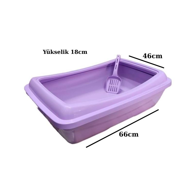 Şenyayla Büyük Açık Kedi Tuvaleti 46*66*18 cm