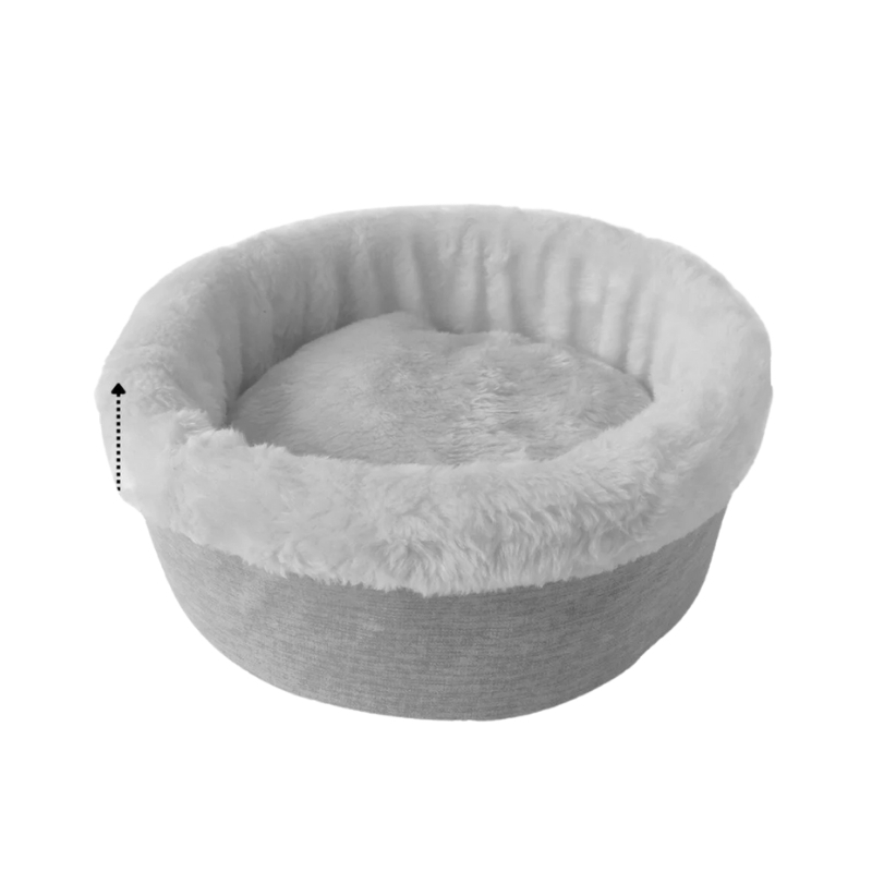 Lavista Kedi Köpek Simit Yatak Gri Renk