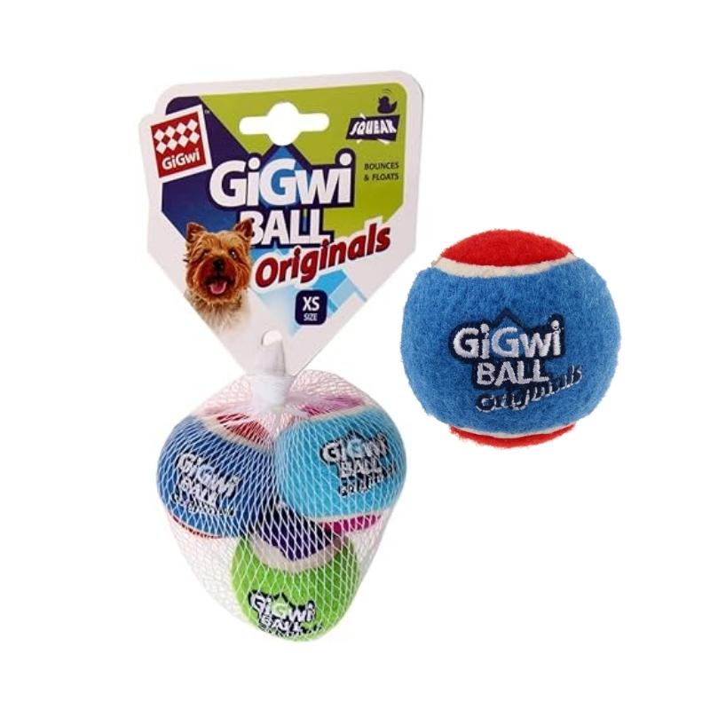 Gigwi Ball Tenis Topu Köpek Oyuncak 3'lü 4cm