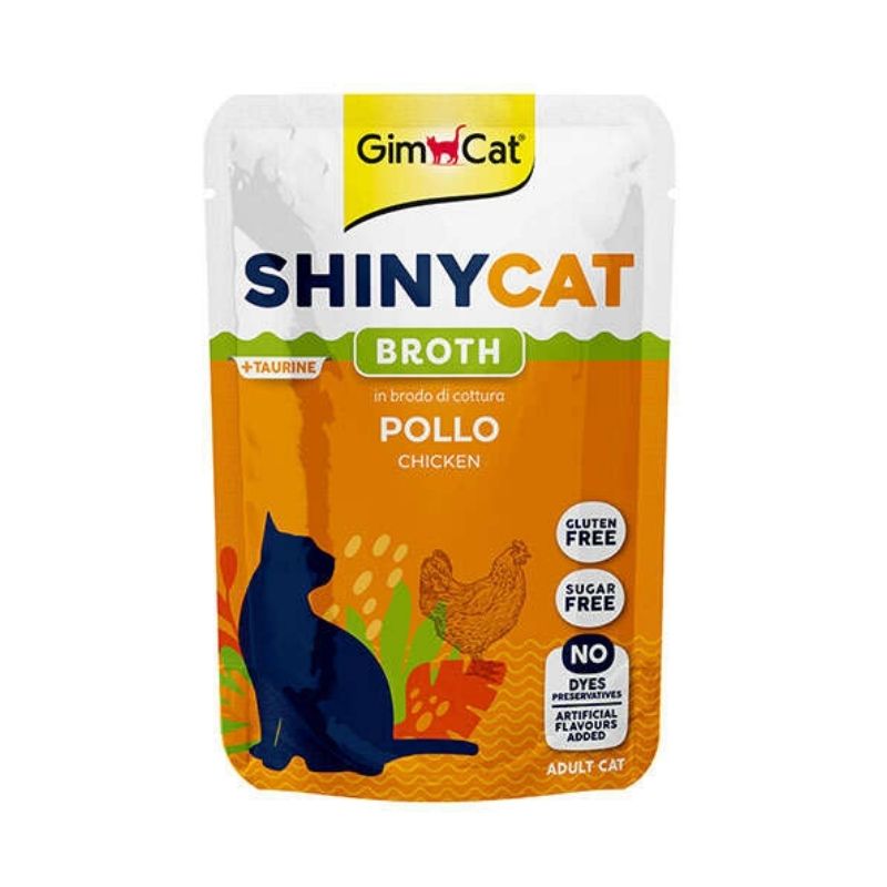 Gimcat Shinycat Tavuk Etli  Pouch Yaş Mama 70gr
