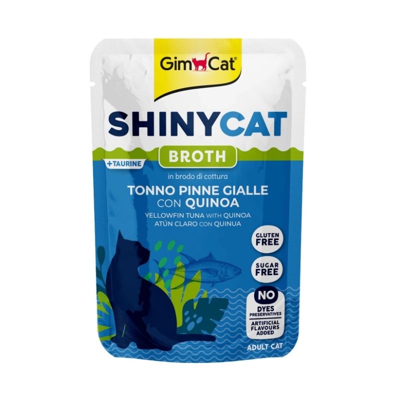 Gimcat Shinycat Ton Balıklı ve Kinoalı Pouch Yaş Mama 70gr