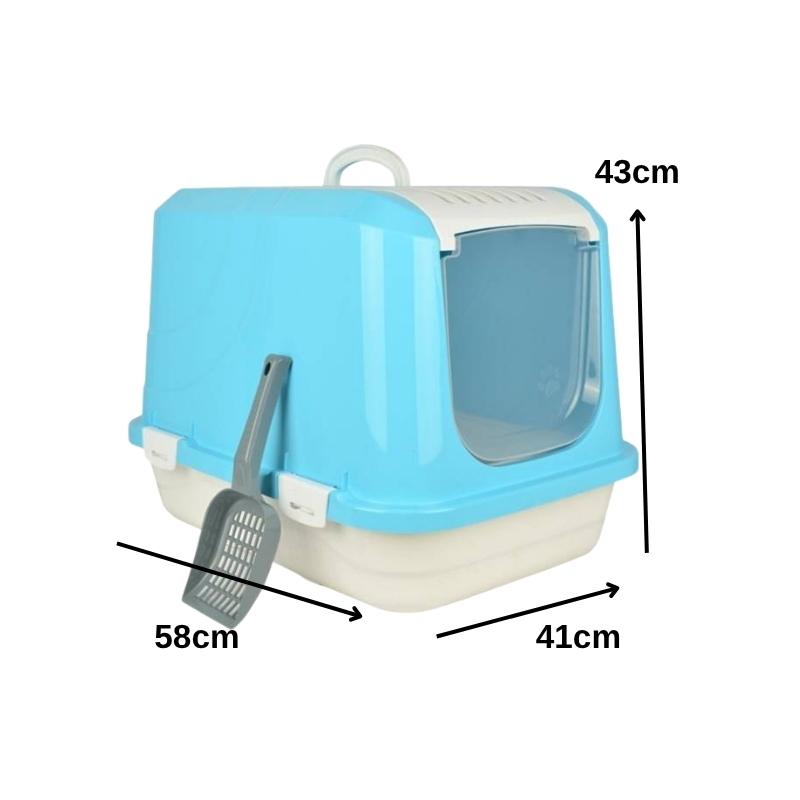 Çınar Kapalı Kedi Tuvaleti Orta Boy XL Renk Seçenekli 43x58x41cm