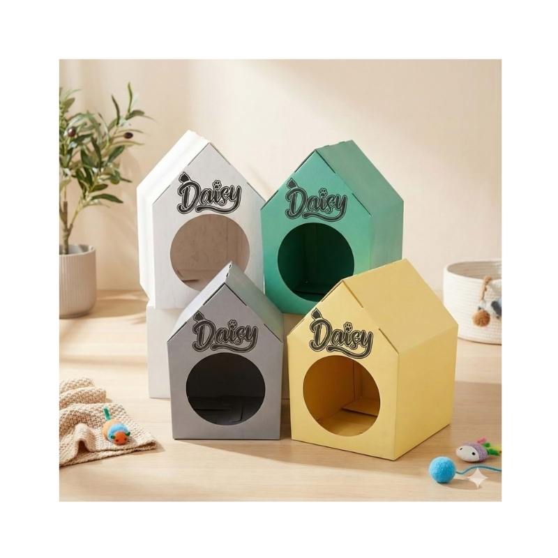 Plastik Kedi Köpek Kulübesi Renk Seçenekli