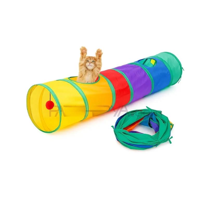 Düz Model Kedi Oyun Tüneli Oyuncak 120cm