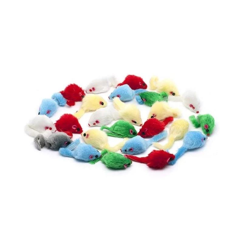 Alternative view of Polo Fare Kedi Oyuncak Pastel Renkli 5cm 4 Adet