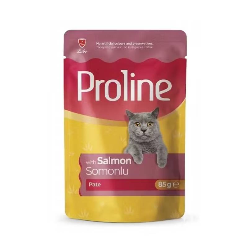 Proline Pate Somonlu Kıyılmış Yetişkin Kedi Yaş Maması 85gr