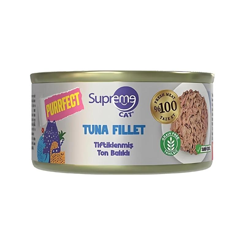 Supreme Purrfect Tiftiklenmiş Ton Balıklı Konserve Kedi Maması 70gr