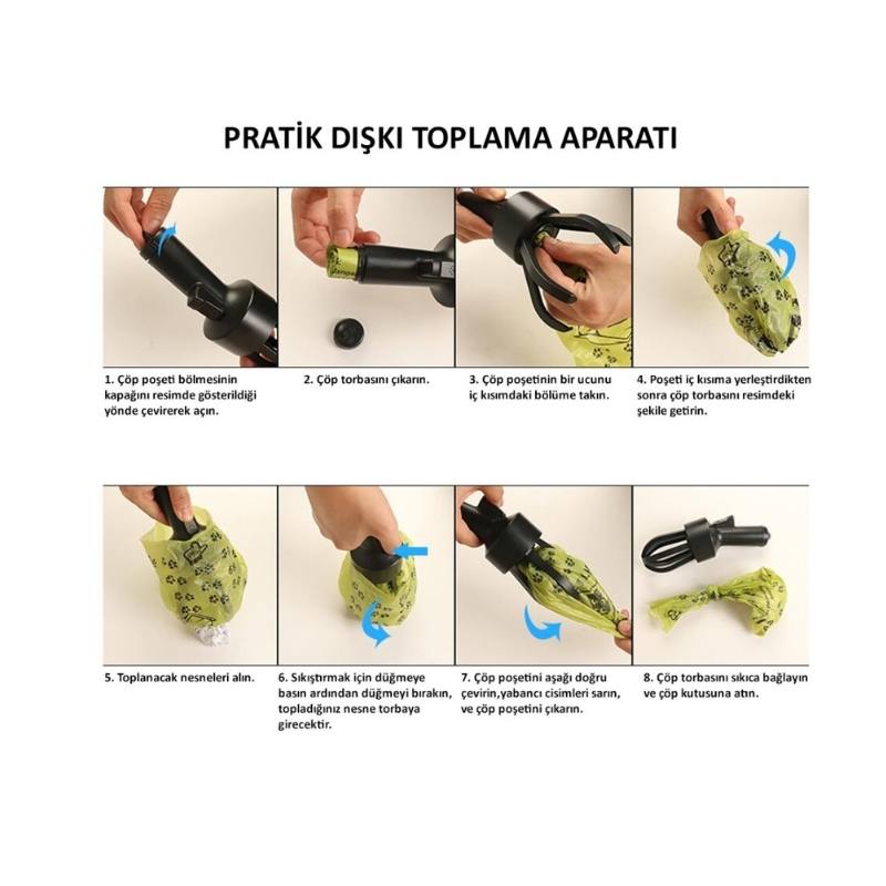 Taşınabilir Dışkı Toplama Aparatı 20x7cm