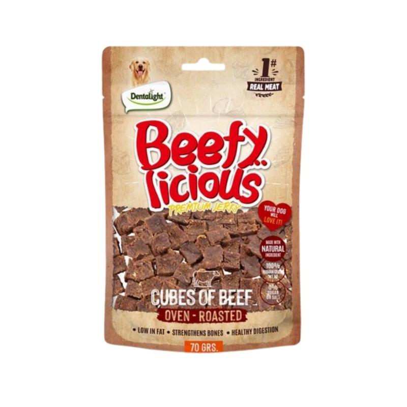 Dntight Dog Beefy Licious Cubes Of Beef Biftekli Köpek Ödülü 70 Gr