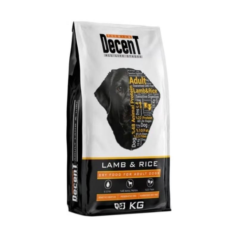 Decent Kuzu Etli Yetişkin Köpek Maması 3 Kg Paket