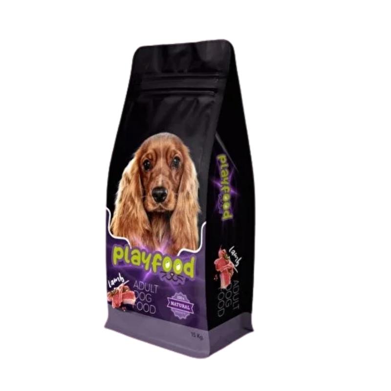 Playfood Kuzu Etli Yetişkin Köpek Maması 1 Kg Açık