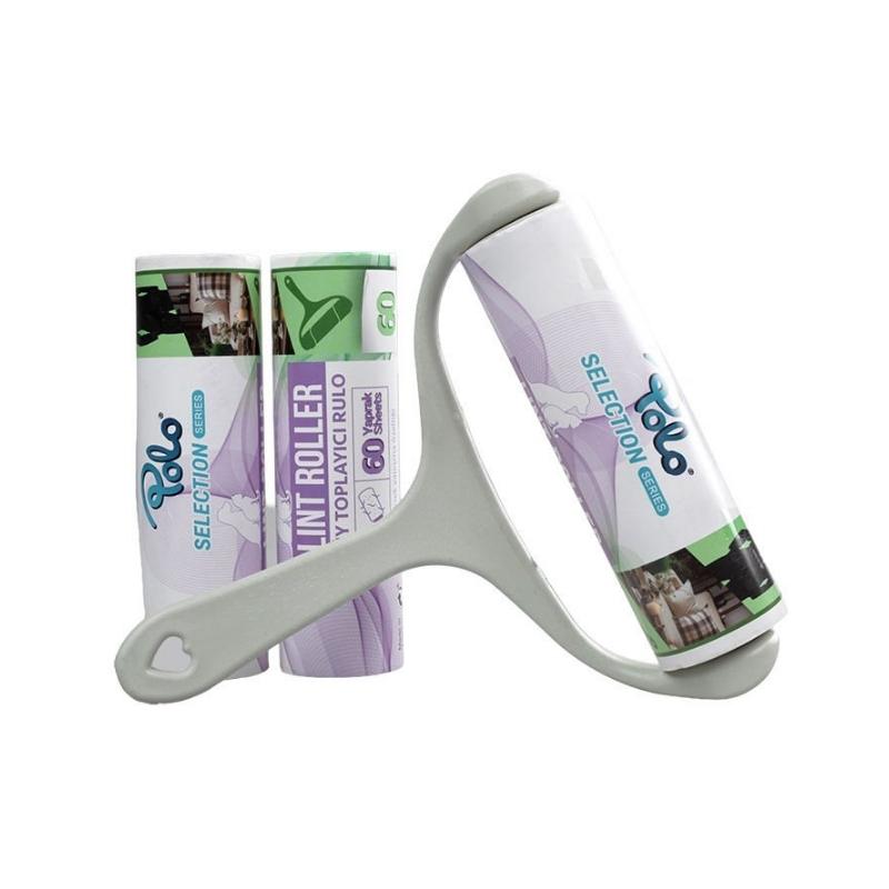 Polo Tüy Toplama Rulosu 60 Yaprak 10cm + 2 Yedek