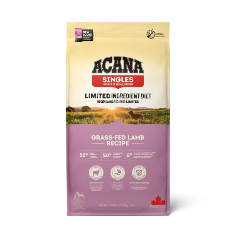 Acana Grass-Fed Lamb Köpek Maması 17kg Tüm ırk ve yaşam evreleri için