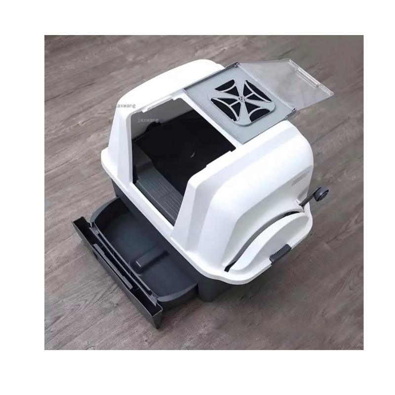 Alternative view of Catit Smart Sift Otomatik Kedi Tuvalet Kabı Gri/Beyaz 66x48x63 cm