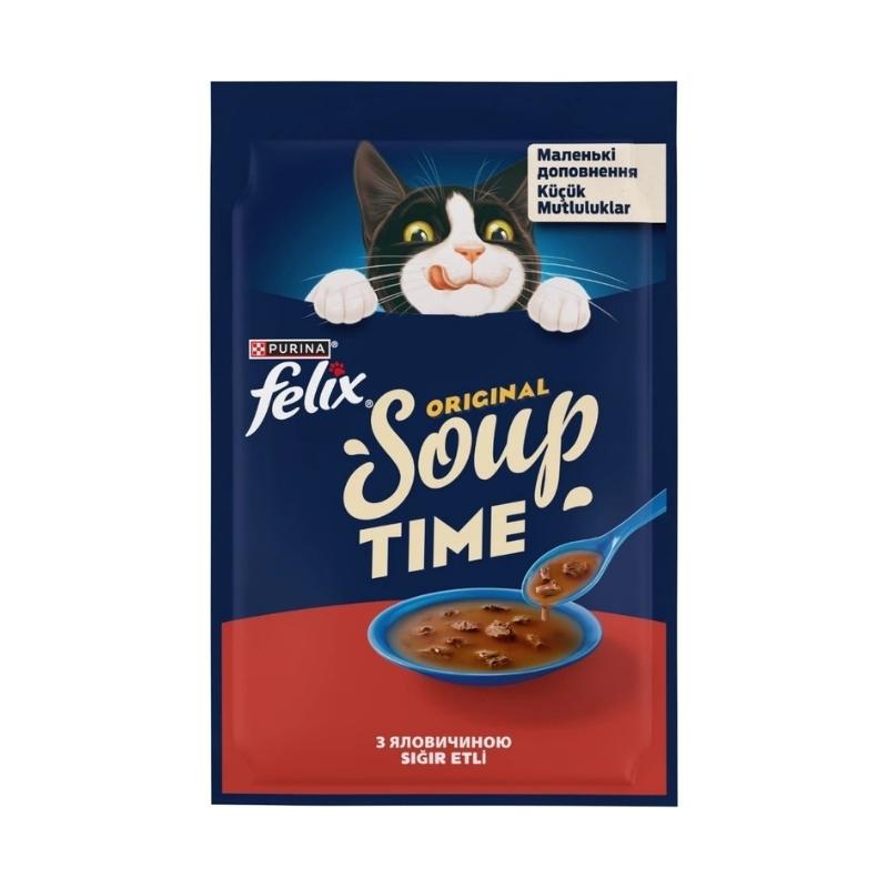 Felix Soup Biftekli Kedi Çorbası 48 gr