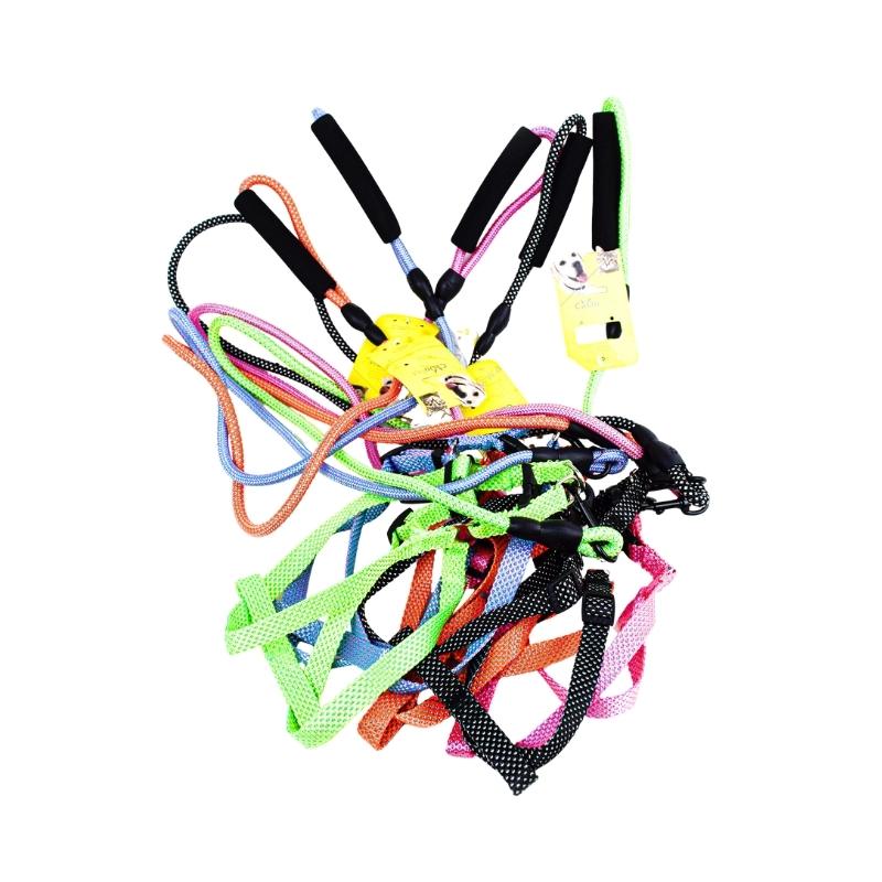 Reflektörlü Fitil Bel Takım Köpek Tasma 2 Cm