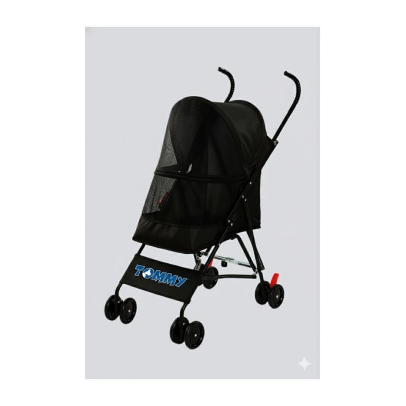 Tommy Evcil Hayvan Arabası Siyah 60*43*94cm Max 15 KG PC300AS