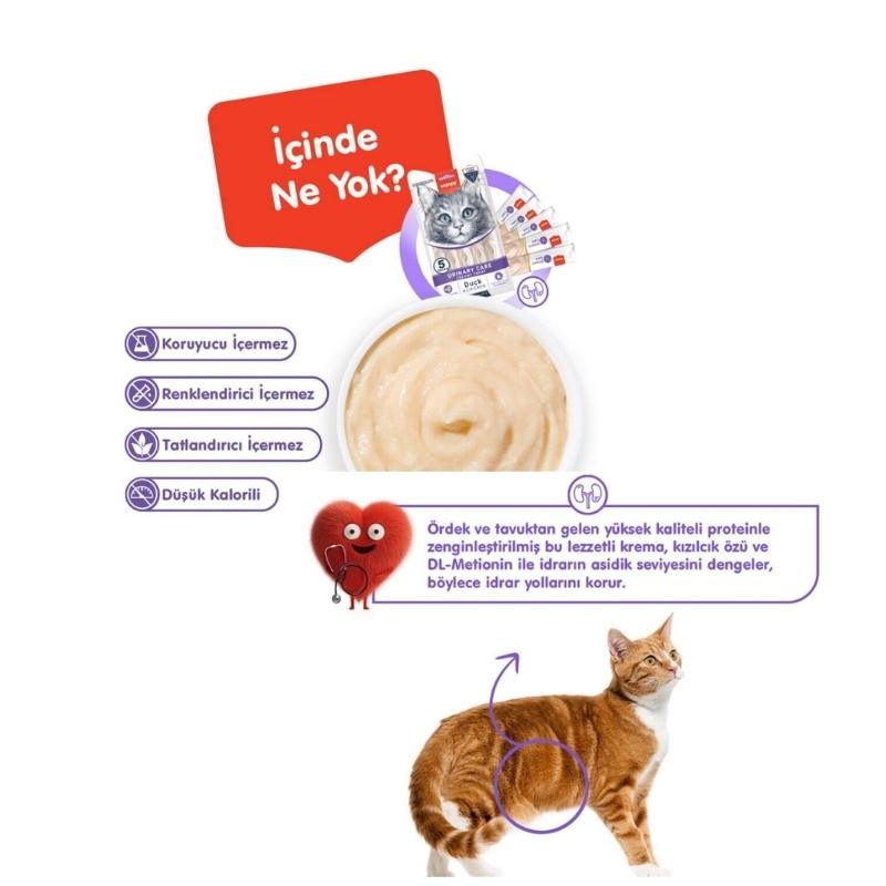 Alternative view of Wanpy Urinary Care Ördek & Tavuk Krema Kedi Ödül 5x14gr